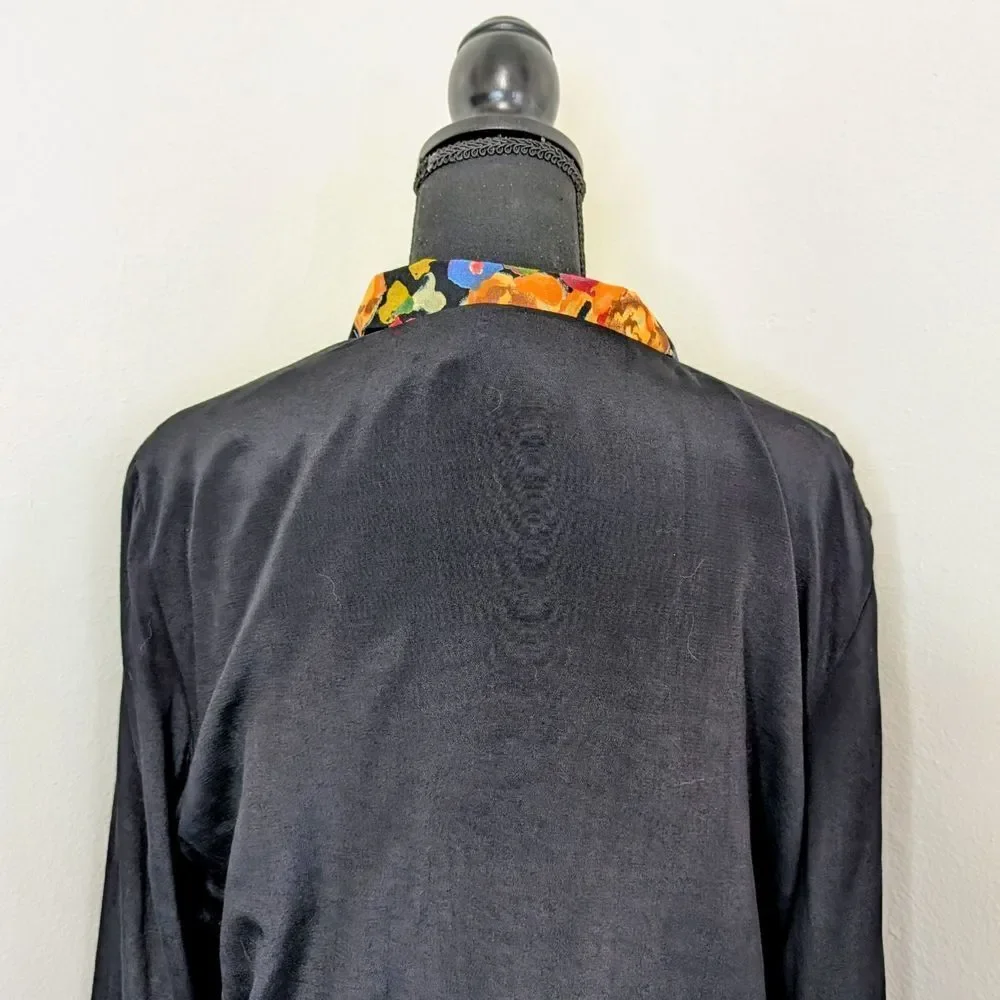 VTG Carole Little Embroidered Whimsigoth Dark Academia Witchy Art To Wear Top 10